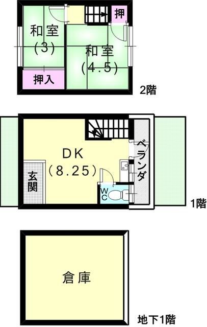 【神戸市垂水区・霞ヶ丘駅徒歩5分】⼭陽電鉄本線　賃料6万円・9.9坪・1～2階！飲食店可・駅近の店舗物件
